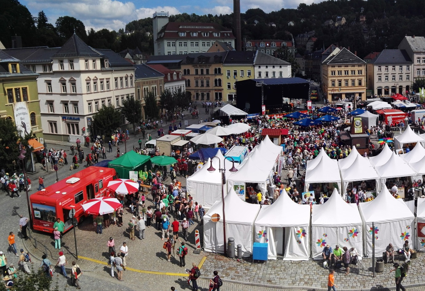 Sebnitz die Seidenblumenstadt in der Sächsischen Schweiz